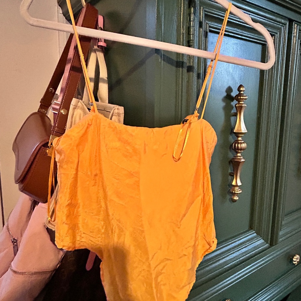 Zara Bright Yellow Tank Top